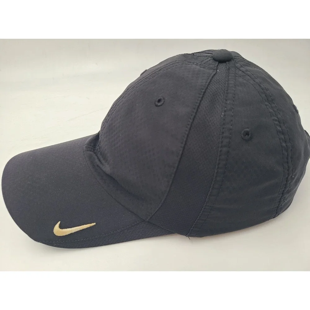 Nike Golf Adjustable Hat Cap Polyester Tennis‎ Pickeball Casual Men Women Black